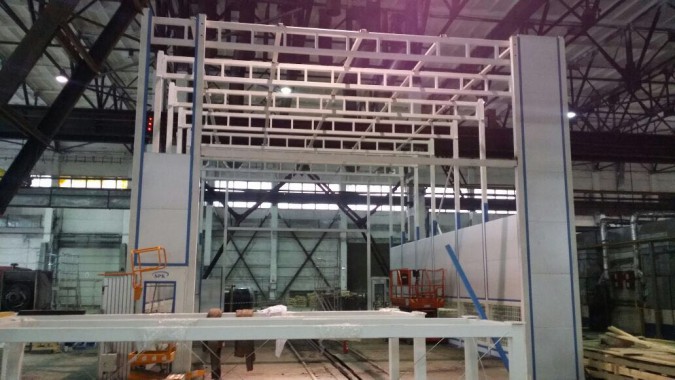 Покрасочно-сушильная камера для трубопроводов SPK-15.8.6, г. Челябинск