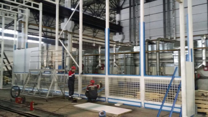 Покрасочно-сушильная камера для трубопроводов SPK-15.8.6, г. Челябинск