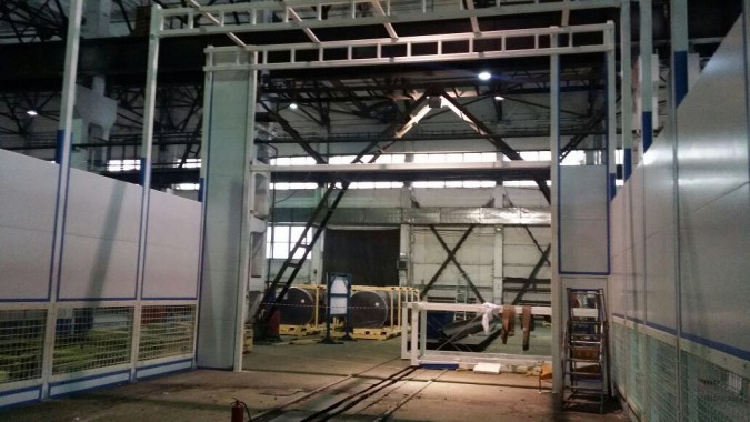 Покрасочно-сушильная камера для трубопроводов SPK-15.8.6, г. Челябинск