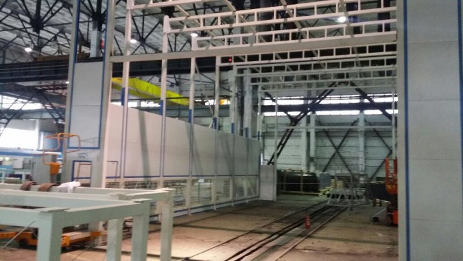 Покрасочно-сушильная камера для трубопроводов SPK-15.8.6, г. Челябинск