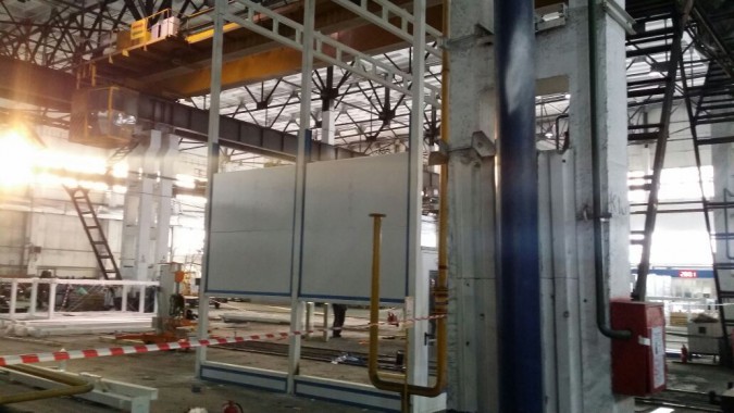 Покрасочно-сушильная камера для трубопроводов SPK-15.8.6, г. Челябинск