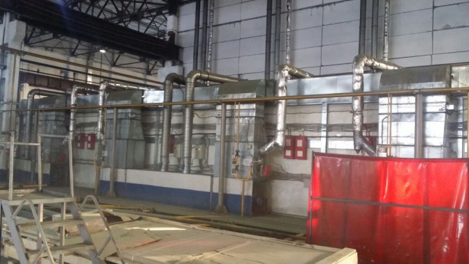 Покрасочно-сушильная камера для трубопроводов SPK-15.8.6, г. Челябинск