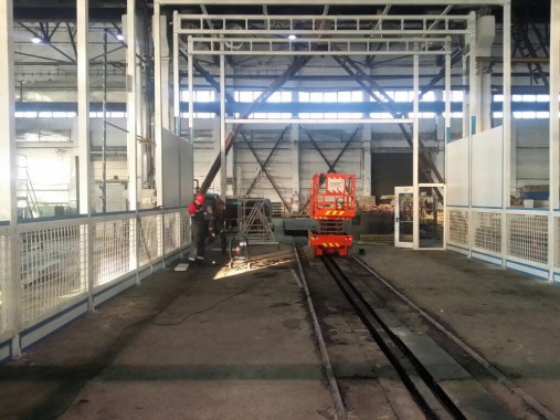 Покрасочно-сушильная камера для трубопроводов SPK-15.8.6, г. Челябинск