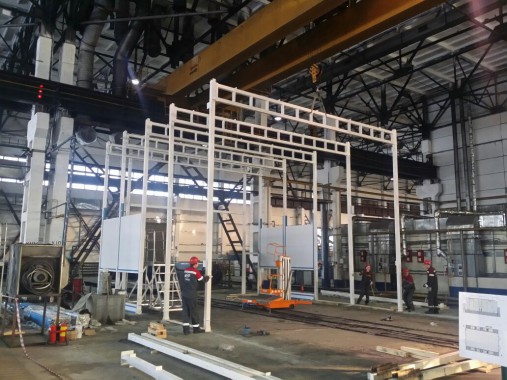 Камера окраски и сушки SPK GROUP для грузовиков и автобусов