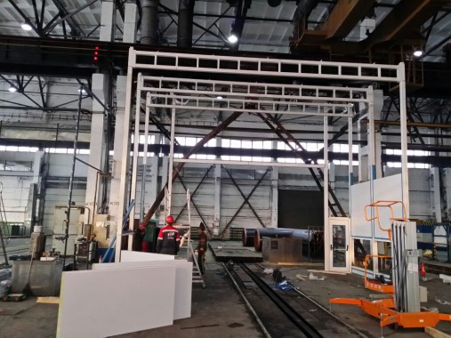 Камера окраски и сушки SPK GROUP для грузовиков и автобусов