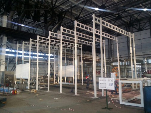 Проект камеры окраски и сушки SPK GROUP для грузовиков и автобусов