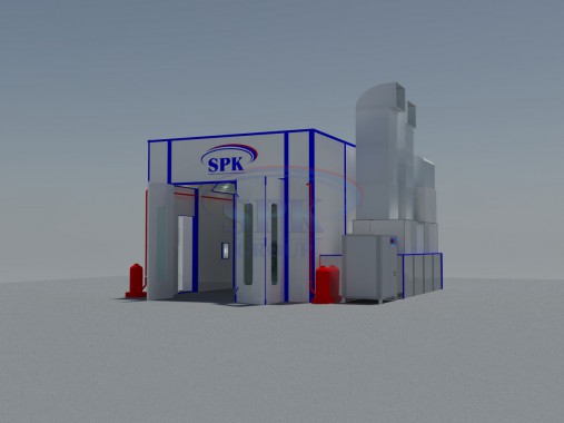 Камера покрасочная SPK GROUP для автопогрузчиков