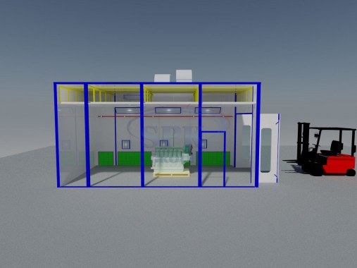 Камера покрасочная SPK GROUP для автопогрузчиков