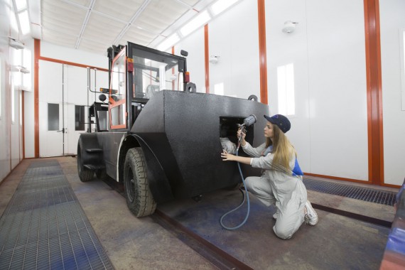 Фото камеры окраски SPK GROUP для автопогрузчиков