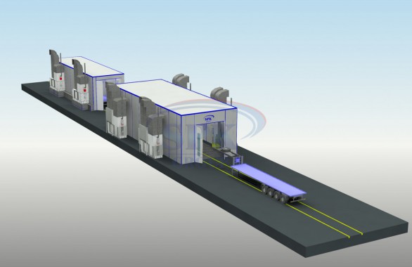 Окрасочно-сушильная камера для прицепов SPK 16.6.6 Проект камеры окраски SPK GROUP для прицепов