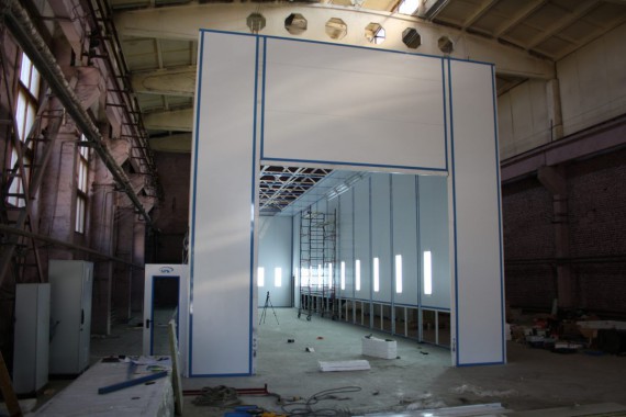 Покрасочная камера для экскаваторов SPK-16.6.6 ОСК для экскаваторов SPK GROUP