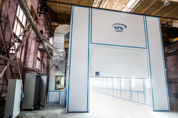 Покрасочная камера для экскаваторов SPK-16.6.6 Покрасочная камера SPK GROUP для экскаваторов