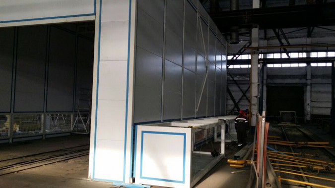 Покрасочно-сушильная камера для трубопроводов SPK-15.8.6, г. Челябинск