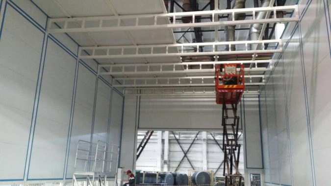 Покрасочно-сушильная камера для трубопроводов SPK-15.8.6, г. Челябинск