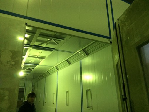 Строительство каркаса окрасочно-сушильной камеры для окраски металлоконструкций и ферм SPK 15.4.6, г. Астана (Казахстан)