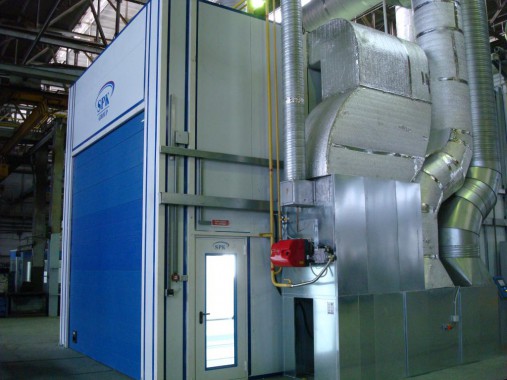 Проходная покрасочно-сушильная камера для грузовых автомобилей  SPK-18.5.5, г. Миасс Проходная покрасочно-сушильная камера для грузовых автомобилей  SPK-18.5.5, г. Миасс