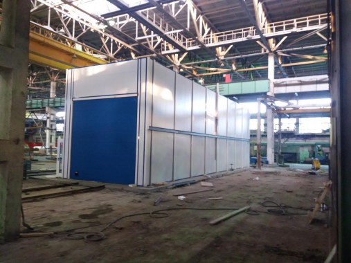 Проходная покрасочно-сушильная камера для грузовых автомобилей  SPK-18.5.5, г. Миасс Проходная покрасочно-сушильная камера для грузовых автомобилей  SPK-18.5.5, г. Миасс