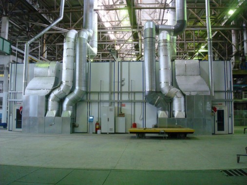 Проходная покрасочно-сушильная камера для грузовых автомобилей  SPK-18.5.5, г. Миасс Проходная покрасочно-сушильная камера для грузовых автомобилей  SPK-18.5.5, г. Миасс