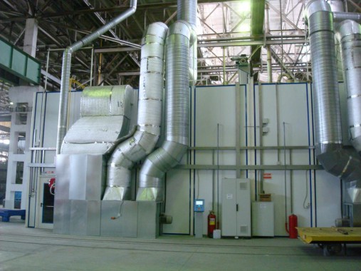 Проходная покрасочно-сушильная камера для грузовых автомобилей  SPK-18.5.5, г. Миасс Проходная покрасочно-сушильная камера для грузовых автомобилей  SPK-18.5.5, г. Миасс