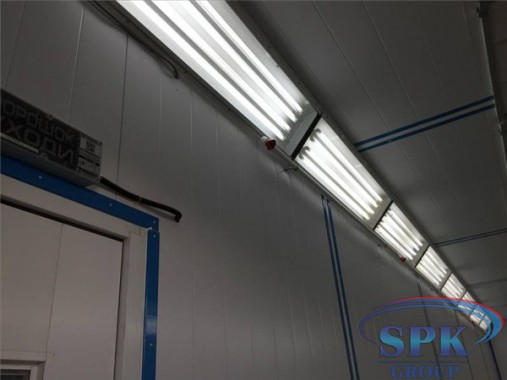 Строительство каркаса окрасочно-сушильной камеры для окраски металлоконструкций и ферм SPK 15.4.6, г. Астана (Казахстан)