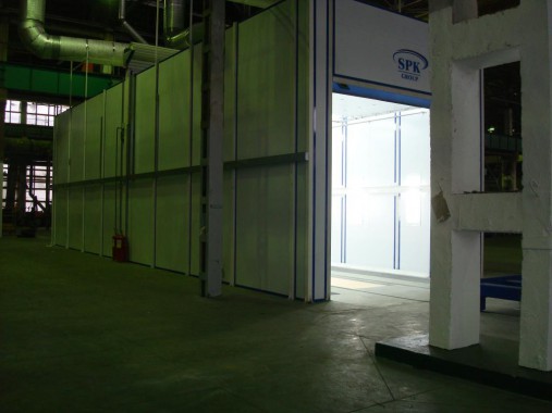 Проходная покрасочно-сушильная камера для грузовых автомобилей  SPK-18.5.5, г. Миасс Проходная покрасочно-сушильная камера для грузовых автомобилей  SPK-18.5.5, г. Миасс