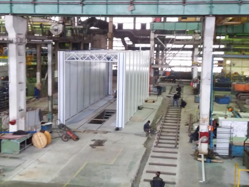 Проходная покрасочно-сушильная камера для грузовых автомобилей  SPK-18.5.5, г. Миасс Проходная покрасочно-сушильная камера для грузовых автомобилей  SPK-18.5.5, г. Миасс