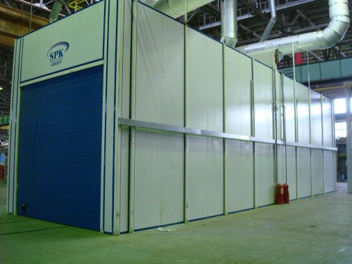 Проходная покрасочно-сушильная камера для грузовых автомобилей  SPK-18.5.5, г. Миасс Проходная покрасочно-сушильная камера для грузовых автомобилей  SPK-18.5.5, г. Миасс