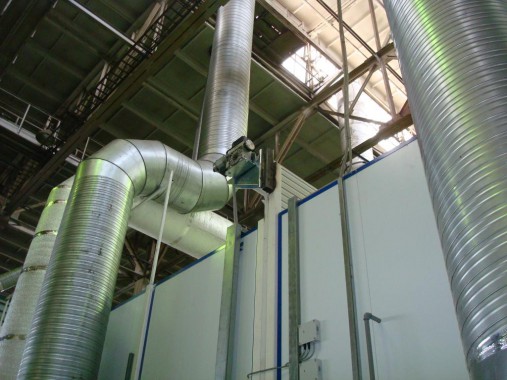 Проходная покрасочно-сушильная камера для грузовых автомобилей  SPK-18.5.5, г. Миасс Проходная покрасочно-сушильная камера для грузовых автомобилей  SPK-18.5.5, г. Миасс