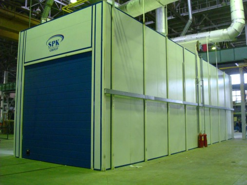 Проходная покрасочно-сушильная камера для грузовых автомобилей  SPK-18.5.5, г. Миасс Проходная покрасочно-сушильная камера для грузовых автомобилей  SPK-18.5.5, г. Миасс