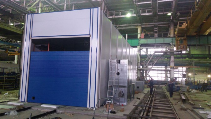 Проходная покрасочно-сушильная камера для грузовых автомобилей  SPK-18.5.5, г. Миасс Проходная покрасочно-сушильная камера для грузовых автомобилей  SPK-18.5.5, г. Миасс