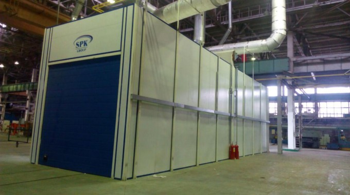 Проходная покрасочно-сушильная камера для грузовых автомобилей  SPK-18.5.5, г. Миасс Проходная покрасочно-сушильная камера для грузовых автомобилей  SPK-18.5.5, г. Миасс