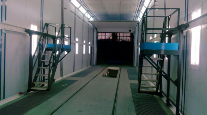 Проходная покрасочно-сушильная камера для грузовых автомобилей  SPK-18.5.5, г. Миасс Проходная покрасочно-сушильная камера для грузовых автомобилей  SPK-18.5.5, г. Миасс