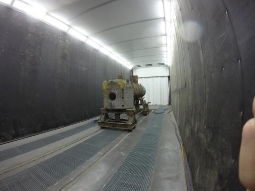 Дробеструйная камера для жд вагонов. Музей РЖД в г. Екатеринбург Дробеструйная камера для жд вагонов SPK GROUP. Музей РЖД в г. Екатеринбург