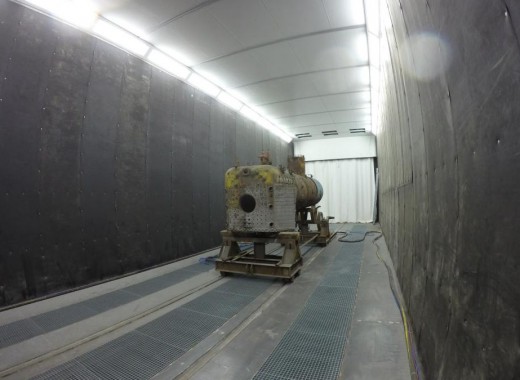 Дробеструйная камера для жд вагонов. Музей РЖД в г. Екатеринбург Дробеструйная камера для жд вагонов SPK GROUP. Музей РЖД в г. Екатеринбург