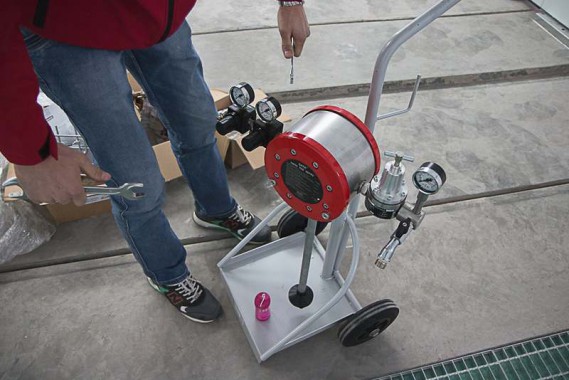 Запуск окрасочно-сушильной камеры для окраски металлоконструкций и ферм SPK 15.4.6, г. Астана (Казахстан) Запуск окрасочно-сушильной камеры для окраски металлоконструкций и ферм SPK 15.4.6, г. Астана (Казахстан)