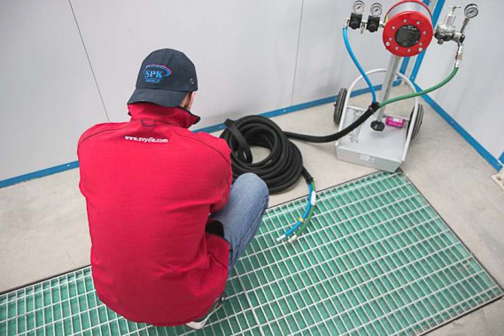 Запуск окрасочно-сушильной камеры для окраски металлоконструкций и ферм SPK 15.4.6, г. Астана (Казахстан) Запуск окрасочно-сушильной камеры для окраски металлоконструкций и ферм SPK 15.4.6, г. Астана (Казахстан)