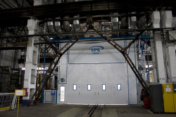 Покрасочно-сушильная камера для трубопроводов SPK-15.8.6, г. Челябинск