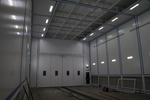 Покрасочно-сушильная камера для трубопроводов SPK-15.8.6, г. Челябинск