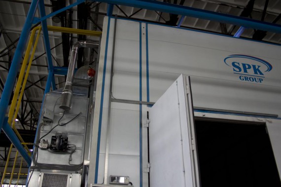 Покрасочно-сушильная камера для трубопроводов SPK-15.8.6, г. Челябинск