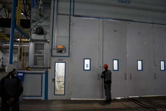 Покрасочно-сушильная камера для трубопроводов SPK-15.8.6, г. Челябинск