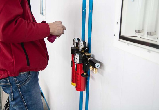 Запуск окрасочно-сушильной камеры для окраски металлоконструкций и ферм SPK 15.4.6, г. Астана (Казахстан) Запуск окрасочно-сушильной камеры для окраски металлоконструкций и ферм SPK 15.4.6, г. Астана (Казахстан)