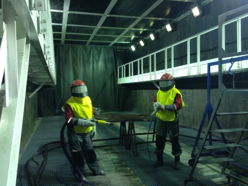 Уличная дробеструйная камера SPK GROUP