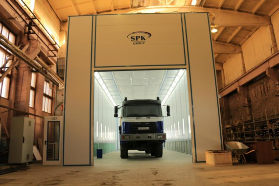 Покрасочно-сушильная камера для колесной буровой техники SPK-24.7.6