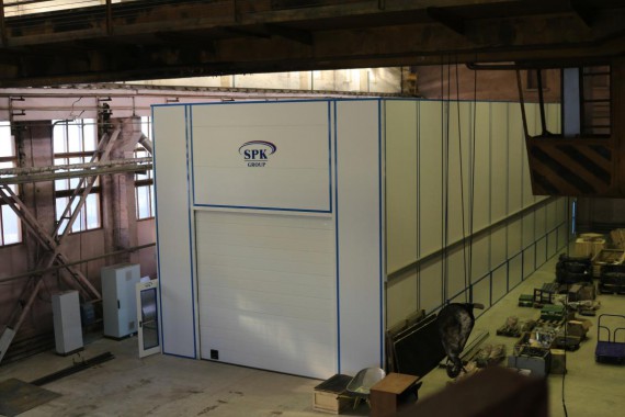 Покрасочно-сушильная камера для колесной буровой техники SPK-24.7.6