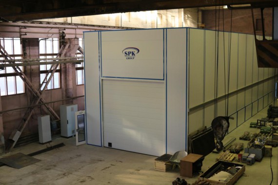 Покрасочно-сушильная камера для колесной буровой техники SPK-24.7.6