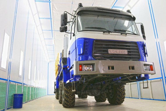 Покрасочно-сушильная камера для колесной буровой техники SPK-24.7.6