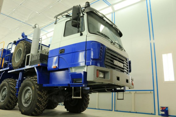 Покрасочно-сушильная камера для колесной буровой техники SPK-24.7.6