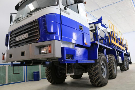 Покрасочно-сушильная камера для колесной буровой техники SPK-24.7.6