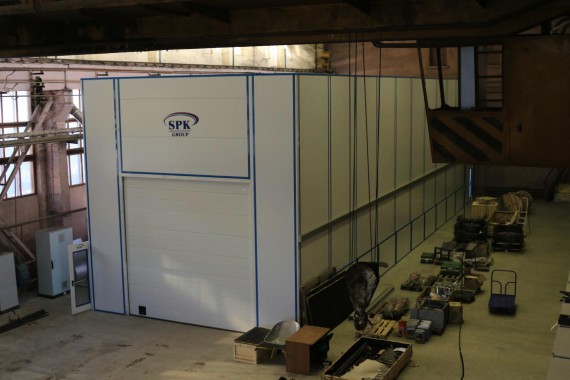 Покрасочно-сушильная камера для колесной буровой техники SPK-24.7.6