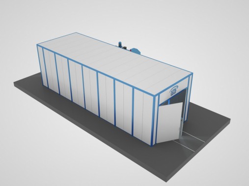 Дробеструйная камера проходного типа SPK GROUP